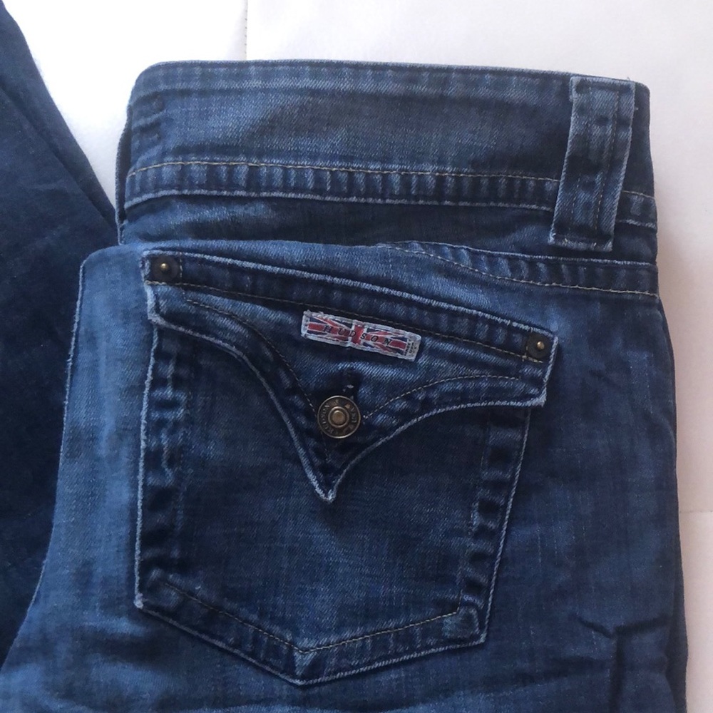 Hudson USA denim jeans 31 flare boot pants cute